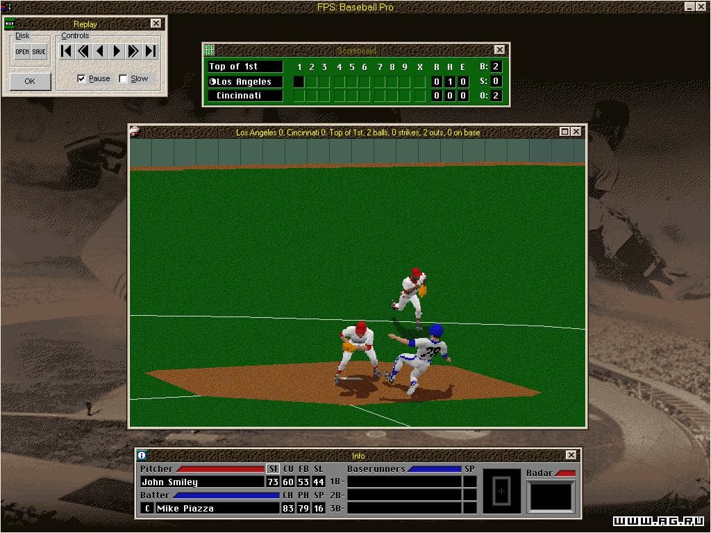 Front Page Sports: Baseball Pro 98