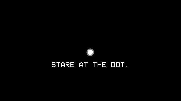 STARE AT THE DOT.