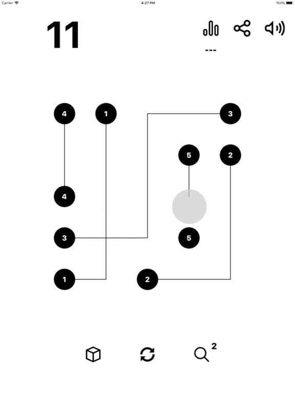 Number Link - Bridges screenshot 2