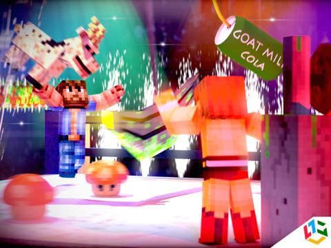 Block Wrestling Mania 3D - FREE Endless Wrestle Game in Cube world screenshot 3