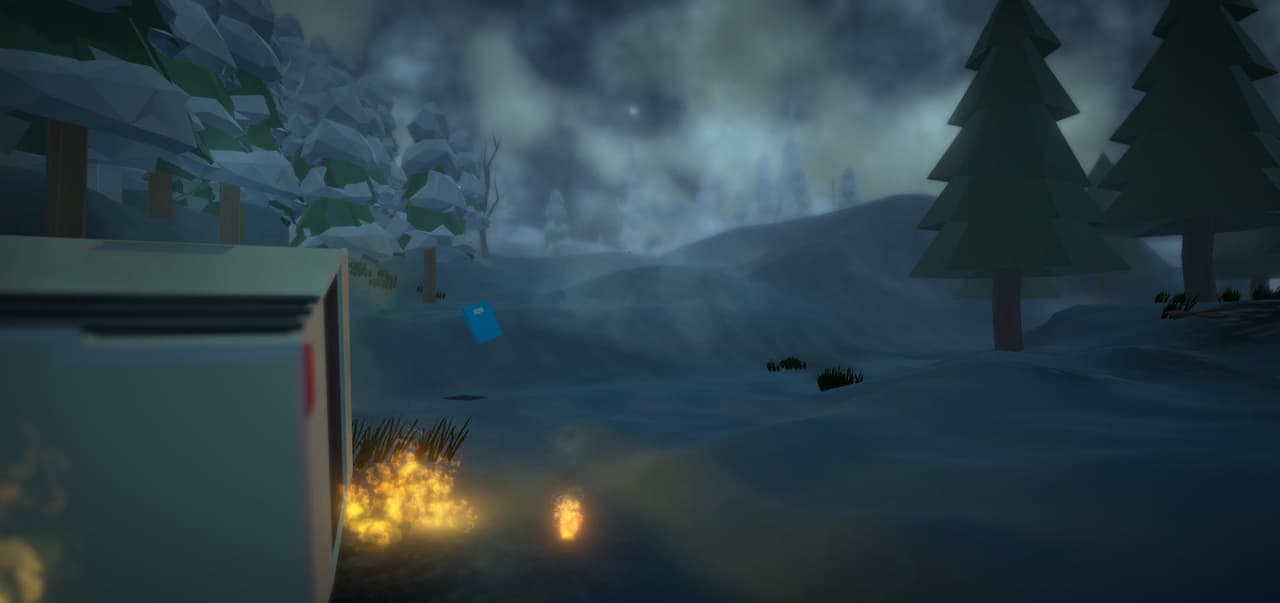 The icy mountain