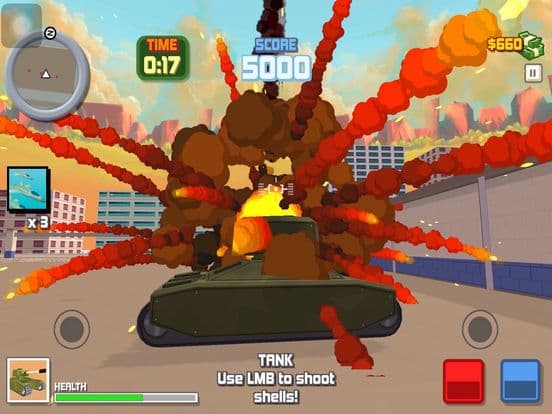 Shooting Tank Attack Game screenshot 2