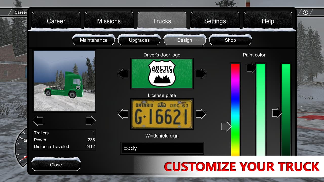 Arctic Trucker Simulator screenshot 3