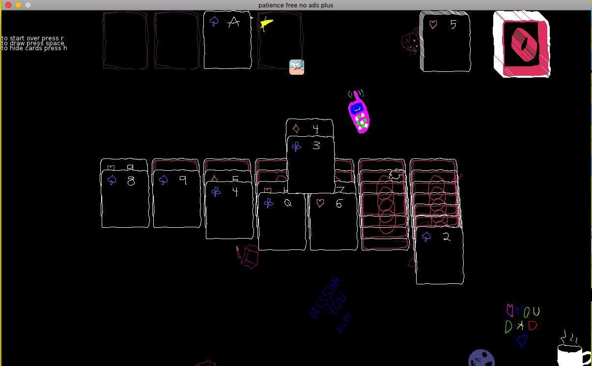 hideous solitaire screenshot 2