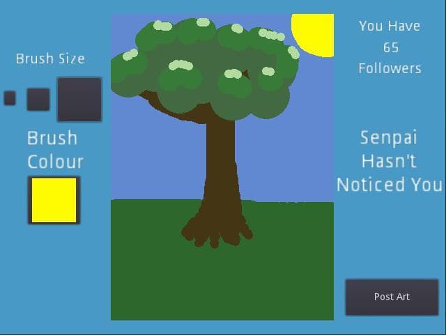 Notice Me Senpai: Art Simulator