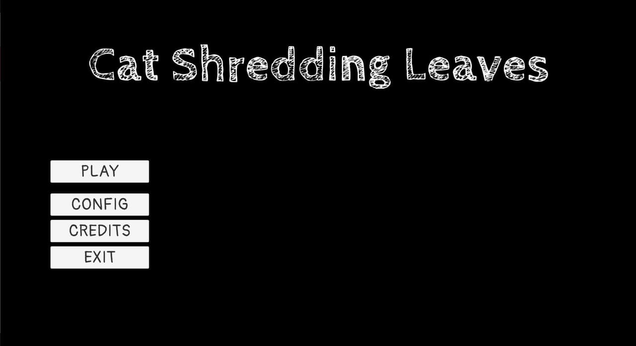 Cat Shredding Leaves
