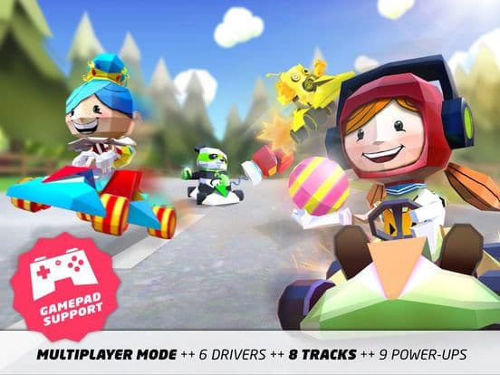 KING OF KARTS: Single- & Multiplayer Battles. screenshot 2