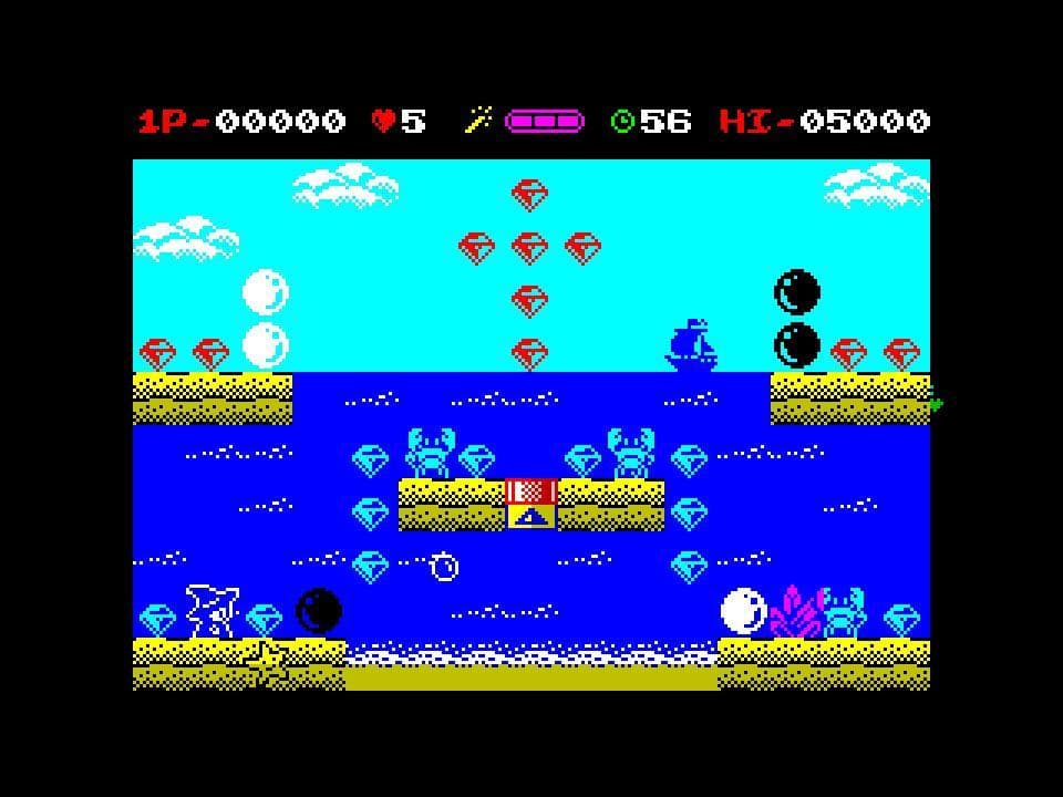 Black & White - DEMO - (ZX Spectrum 128K) screenshot 5