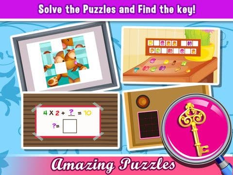 A Princess Hollywood Hidden Object Puzzle - can u escape in a rising pics game for teenage girl stars screenshot 3