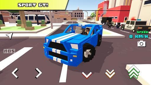 Blocky Car Racer screenshot 2