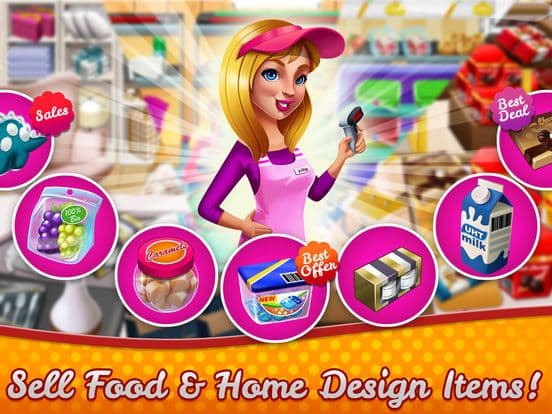 Supermarket Fever - Girls Game screenshot 2