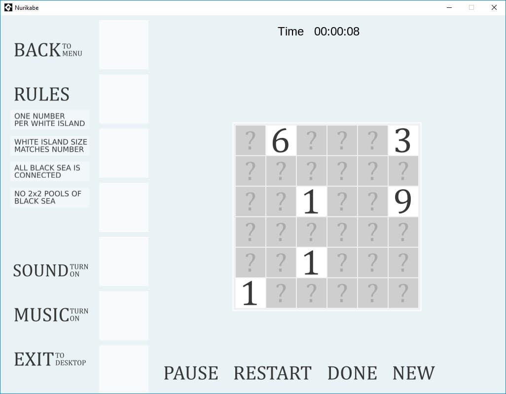 Nurikabe screenshot 3
