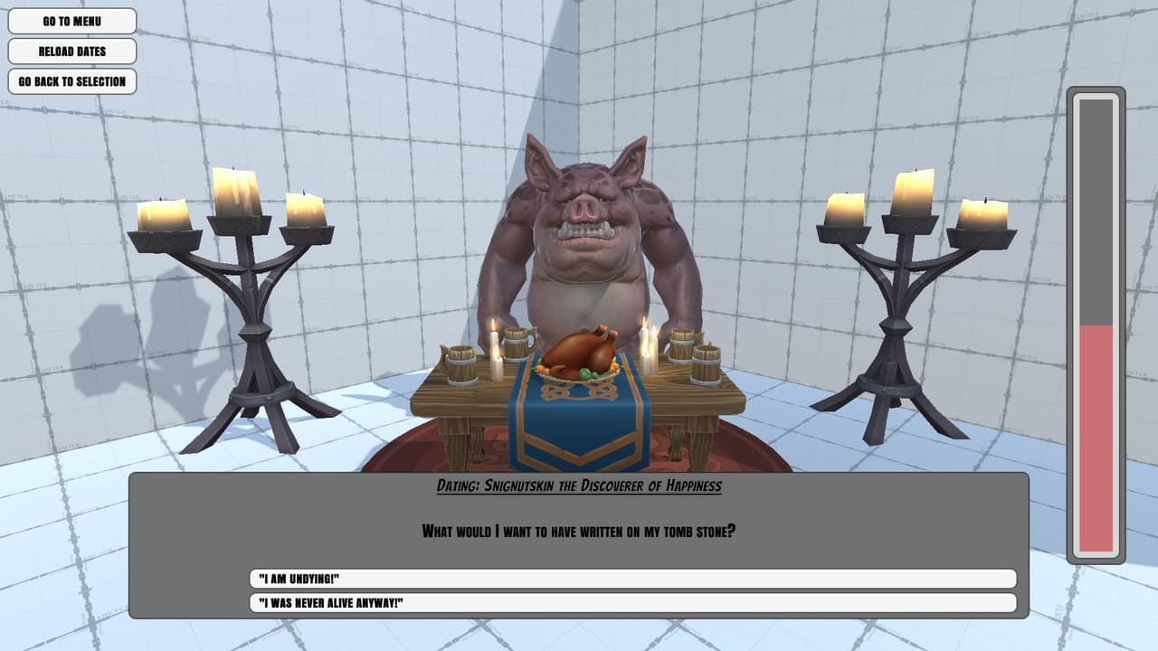 Monstrously Hunky: Monster Dating Sim (LD41) screenshot 5