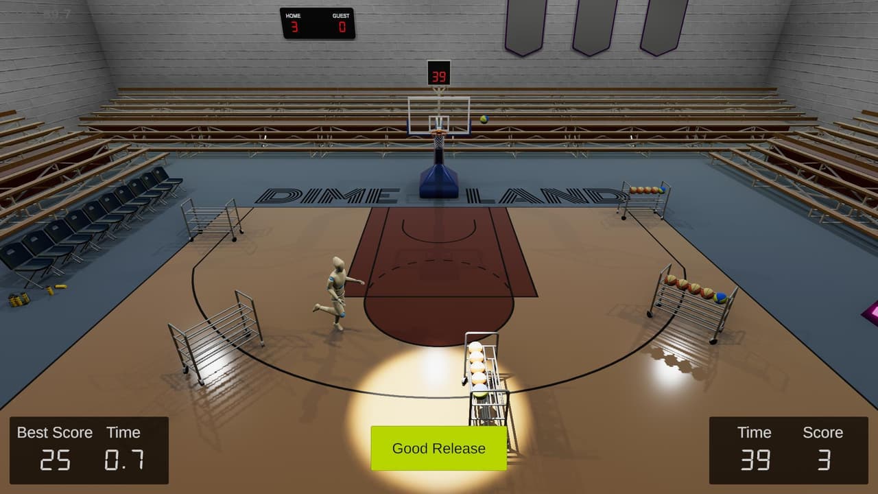 Dimeland: Basketball Three Point Contest screenshot 4