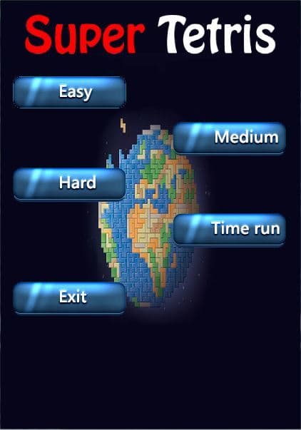 Supers tetris screenshot 2