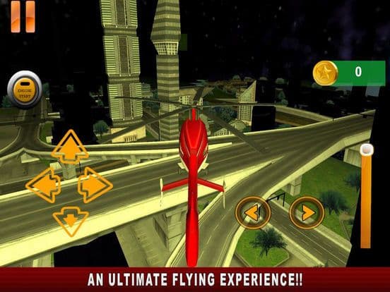 911 Helicopter Rescue Night Ci screenshot 3