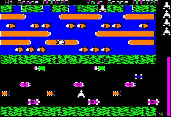Frogger (1981) screenshot 2