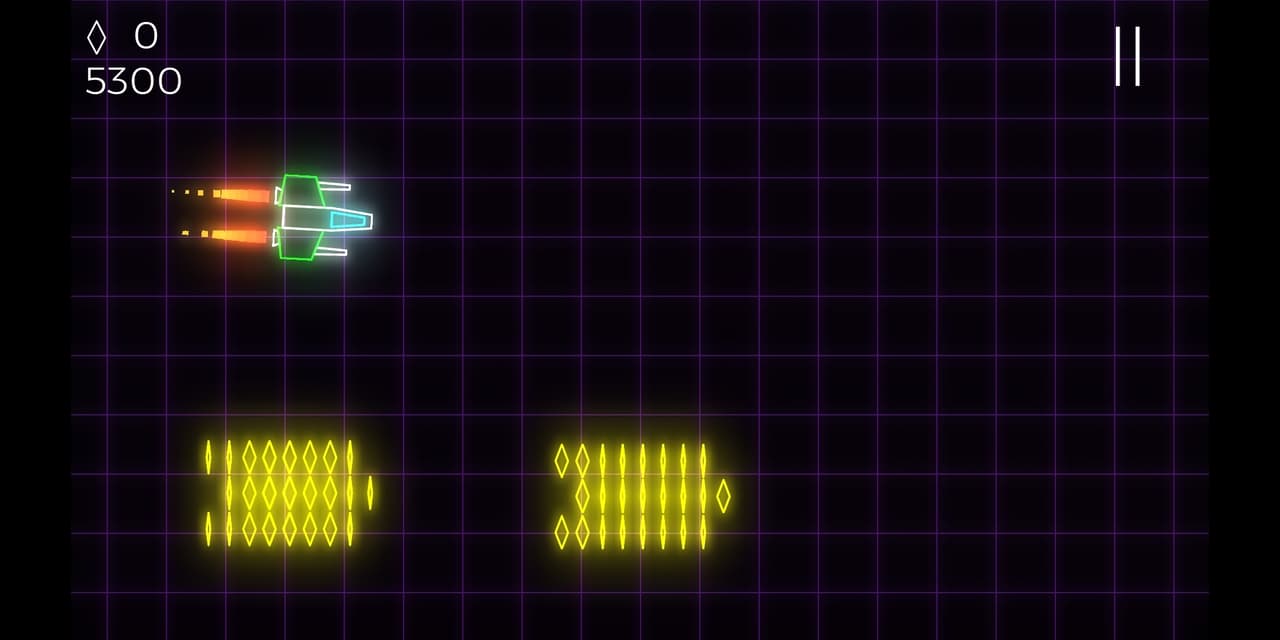 Neon Light Spaceship screenshot 2