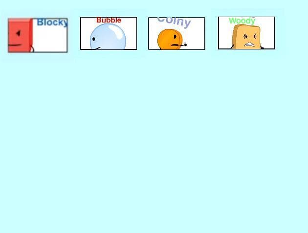 BFDI Character Wiki (Feb 20 2009) screenshot 2
