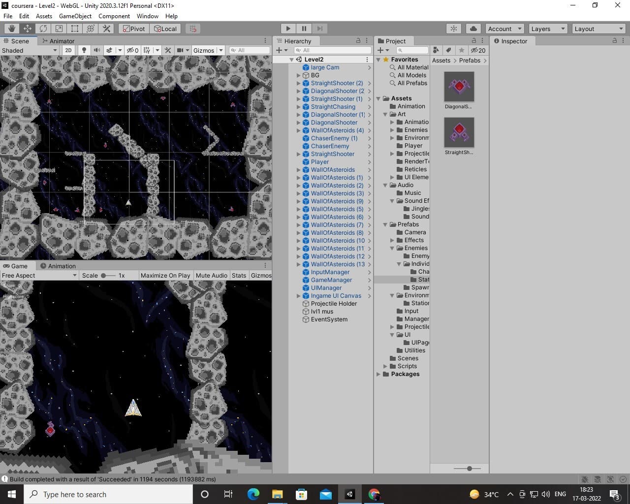 2D shooter game project