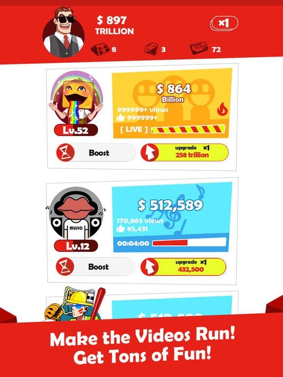 Tube Simulator - Clicker Games & Idle Tuber Tycoon screenshot 5