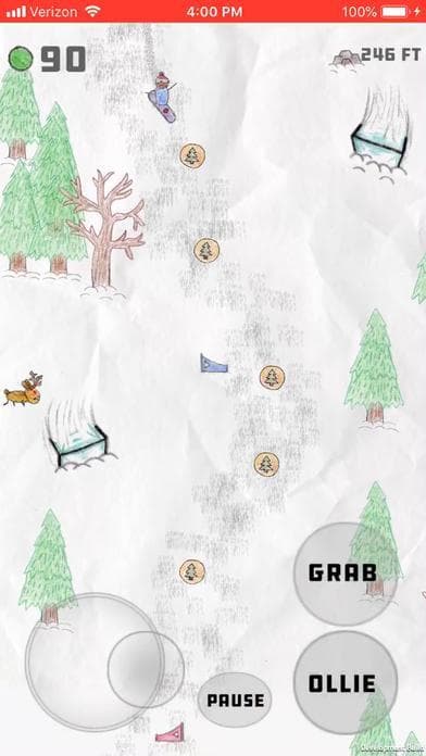 Sketchy Snowboarding screenshot 2