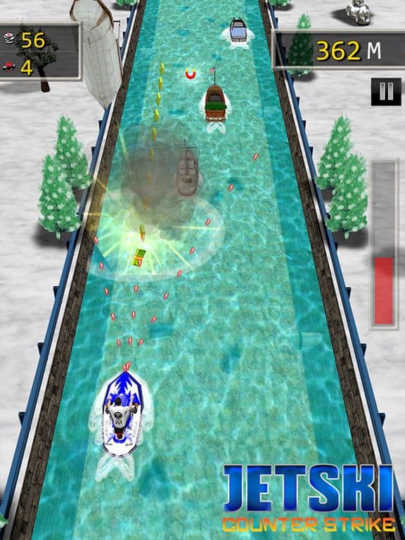Jet Ski Counter Strike - Free 3D War Shooting Game screenshot 2