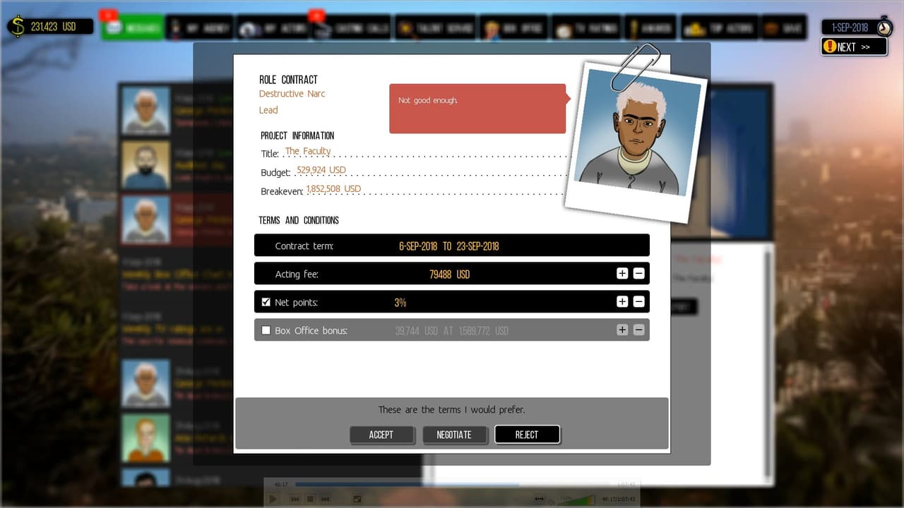 Cattle Call: Hollywood Talent Manager screenshot 5