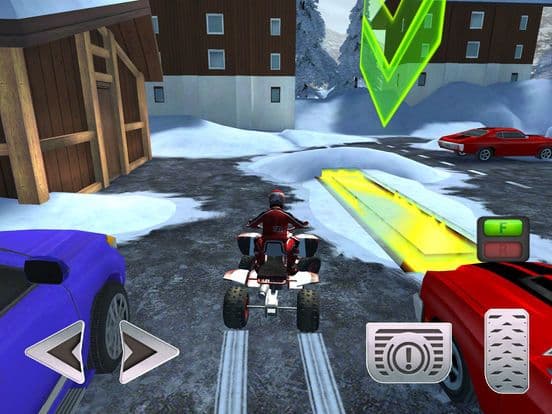 ATV Quad Bike Snow Parking Simulator 2017 screenshot 3