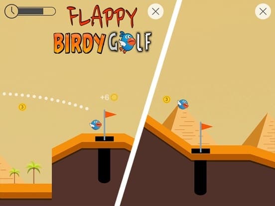 Flappy Birdy Golf - Free Mini Golf Flappy Games screenshot 2