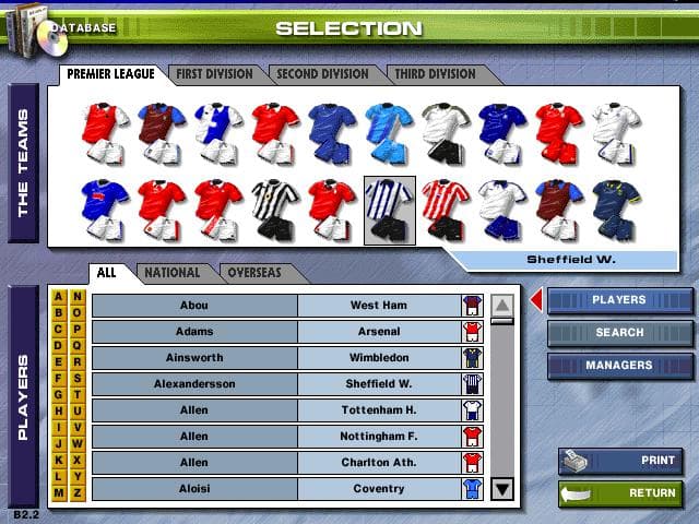 Premier Manager: Ninety Nine screenshot 3