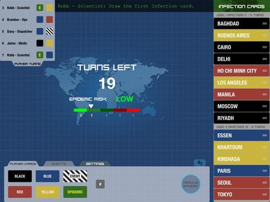 Pandemic Dominator - Board Game Assistant - Legacy screenshot 4