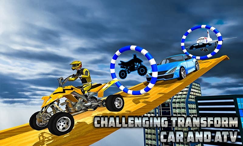 Transform Racing 2018: Car, Quad Bike & Airplane screenshot 2