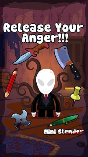 Beat Slenderman in Forest. Horror tamagotchi game screenshot 3