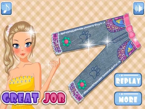 Kids Jeans Makeover: Design & Decorate