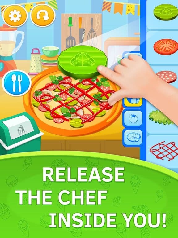 Baby Kitchen: Pizza Little Chef screenshot 2
