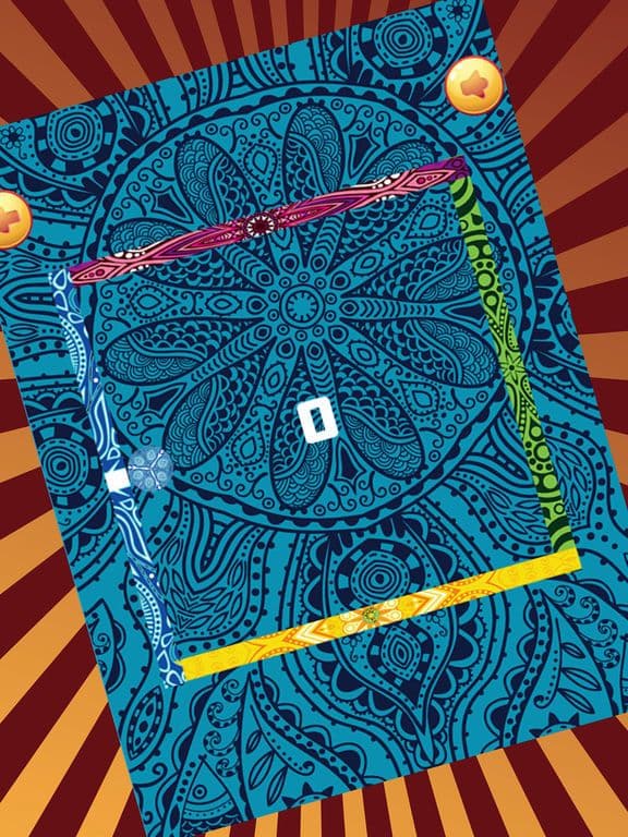 Mandalas Color Circle On Gravity Switch Iq Test screenshot 4