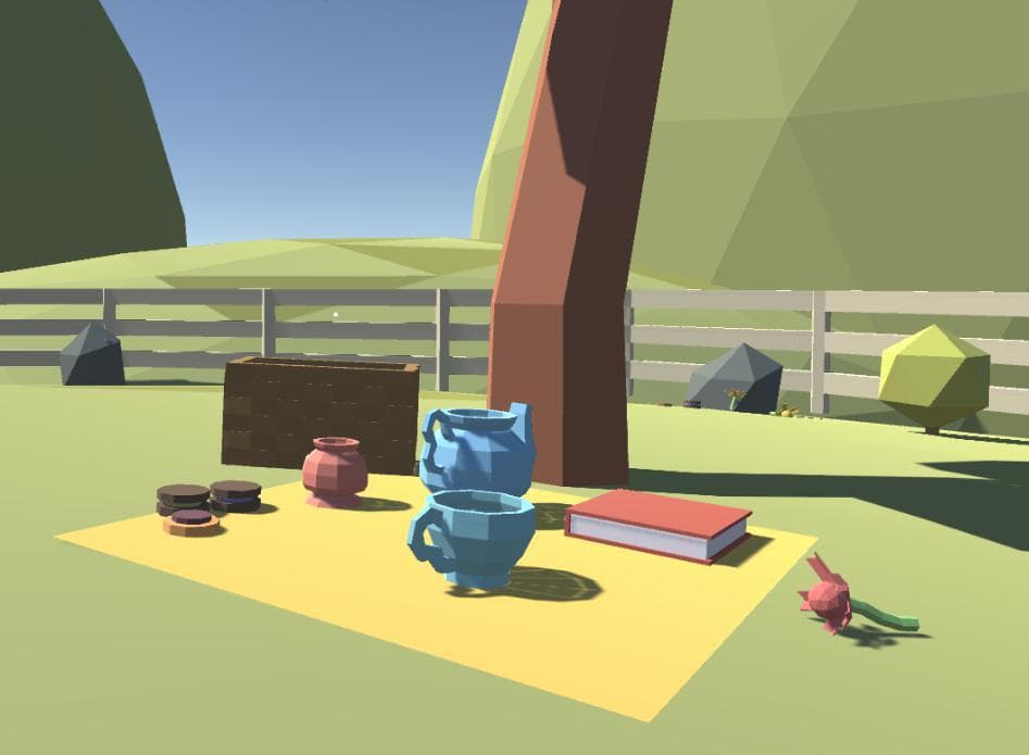Collect a picnic for tea party