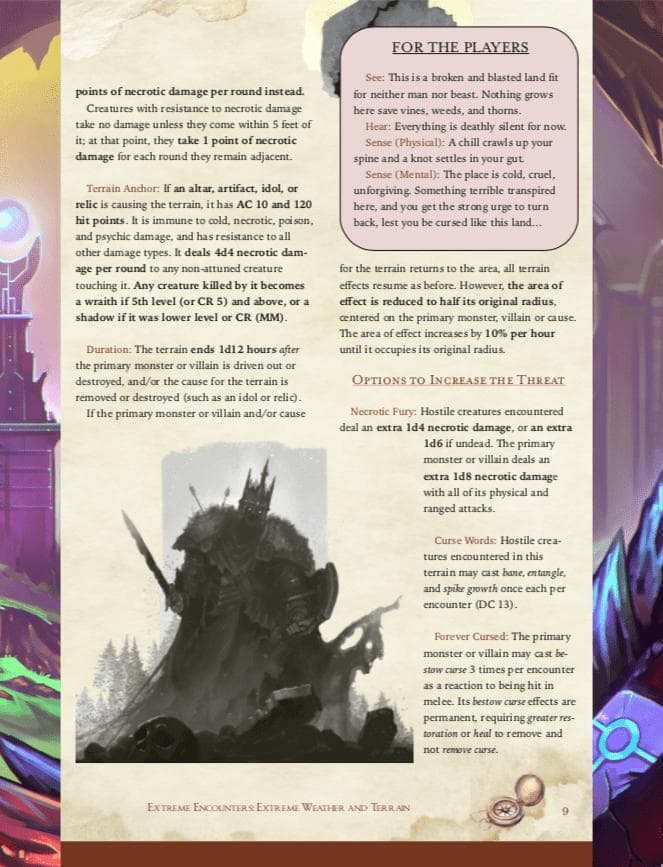 Extreme Encounters: Weather and Terrain: Necrotic screenshot 3