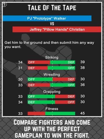 MMA Manager Free screenshot 4