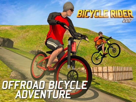 Offroad bicycle rider - uphill mountain BMX rider screenshot 2