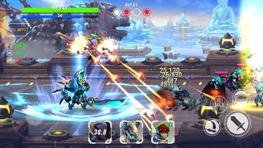 Heroes Infinity: God Warriors -Action RPG Strategy screenshot 5