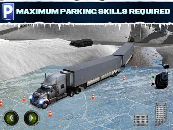 Ice Road Trucker Parking Simulator 2 a Real Monster Truck Car Park Racing Game