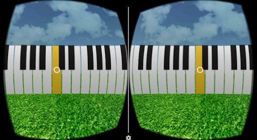 Piano VR for Cardboard Free screenshot 3