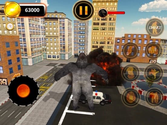 Gorilla Bigfoot Rampage Game screenshot 4