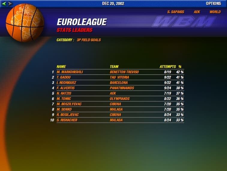 World Basketball Manager screenshot 4