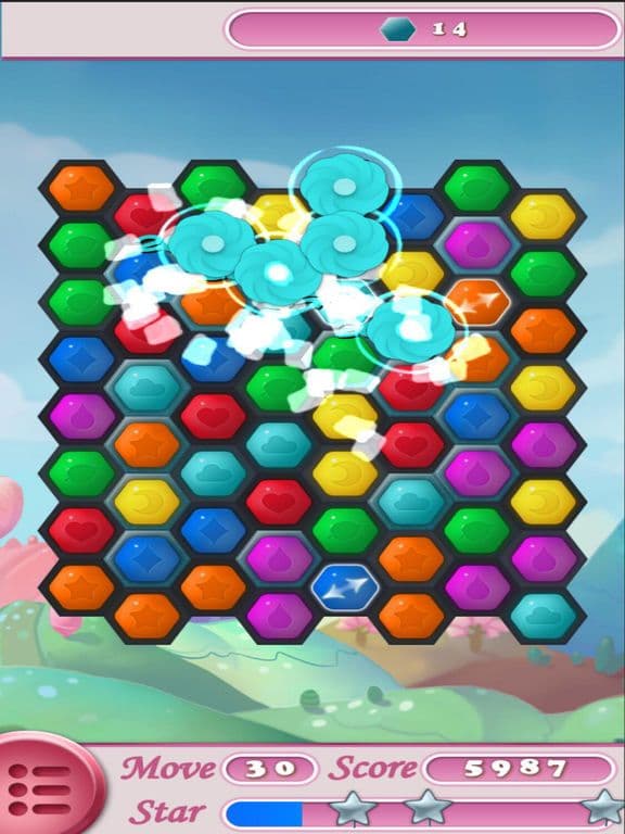 Hexa Mania 2017 - Flower Puzzle Game screenshot 5