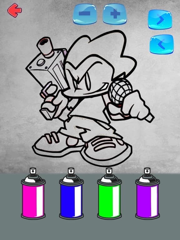 Coloring FN Boyfriend screenshot 4
