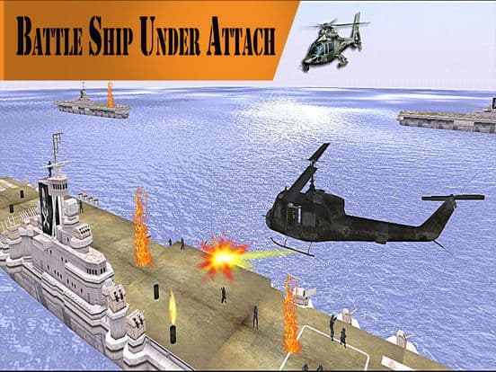 Modern Gunship Battle: Navy Warfare Strike screenshot 2