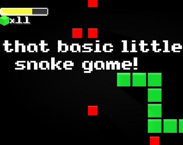basic snake game